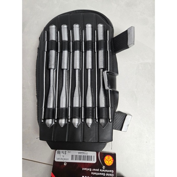 Rubies Batman Child Gauntlets Black DC Comics Movie Gloves NWT Costume Accessory - Picture 8 of 10